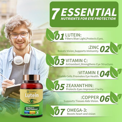 Zooone Lutein and Zeaxanthin Eye Health Vitamin and Mineral Supplement 60 tablets